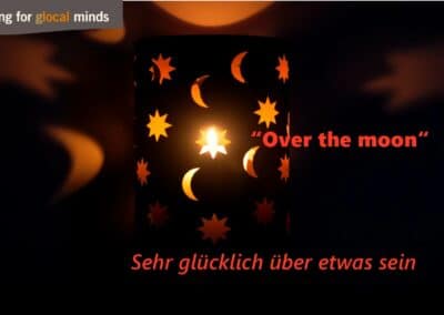 SPIDI Adventkalender Tür 12: “Over the moon” (sehr glücklich über etwas sein)