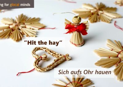 SPIDI Adventkalender Tür 20: “Hit the hay” (sich aufs Ohr hauen)