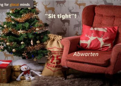 SPIDI Adventkalender Tür 23: 1. “Sit tight” (Abwarten)