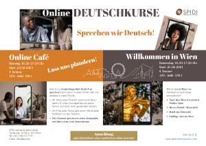 Flyer SPIDI Deutsch-Konversationskurse