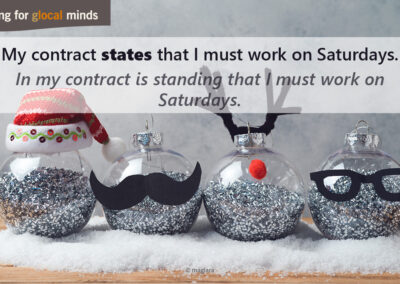 SPIDI Adventkalender Tür 18 - My contact states that I must work on Saturdays