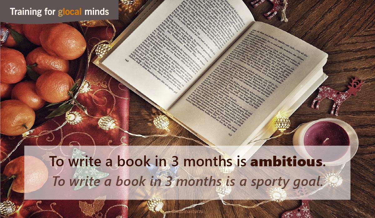 SPIDI Adventkalender Tür 10 - To write a book in 3 months is ambitious